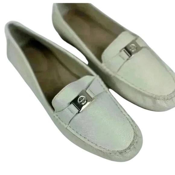 GIANI BERNINI Dailyn Memory Foam Loafers- White Leather- Size 8.5 - Picture 5 of 17